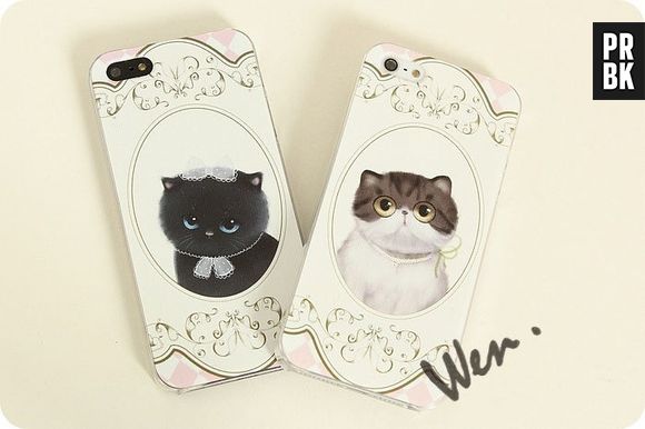 Cute Cat iPhone Case for Couples