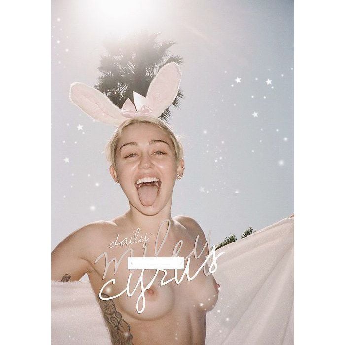 Será que Miley Cyrus coleciona uma série de fotos peladas?