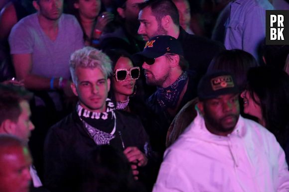 Rihanna e Leonardo DiCaprio são clicados juntos no Coachella 2016