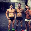 Lucas Lucco e Nicolas Prattes, astros de "Malhação", já colocaram o tanquinho pra jogo ao malharem juntos