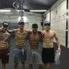 Lucas Lucco, Felipe Titto e Nicolas Prattes, de "Malhação", já se uniram para malhar
