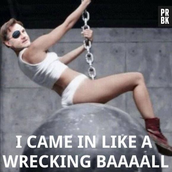 Os fãs de "The Walking Dead" fizeram o Governador (David Morrissey) dar uma de Miley Cyrus!