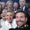 Elle DeGeneres publicou um "selfie" no Oscar 2014 e a imagem foi a mais retuitada da história