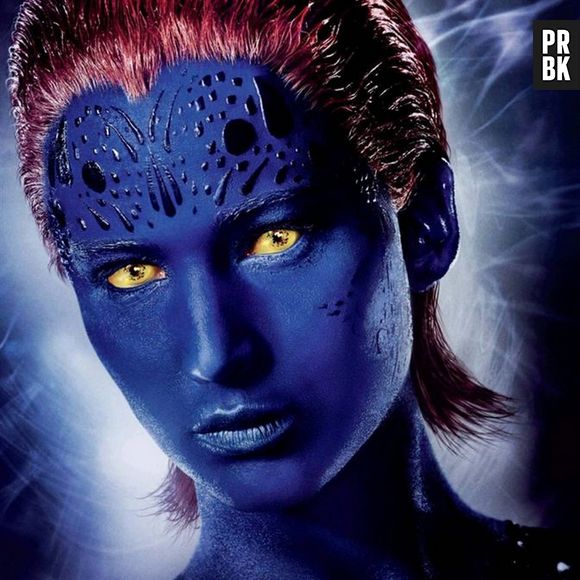 Jennifer Lawrence interpreta a mutante Mística, em "X-Men: Apocalipse"