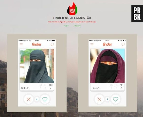 Onde você gostaria de usar seu Tinder?