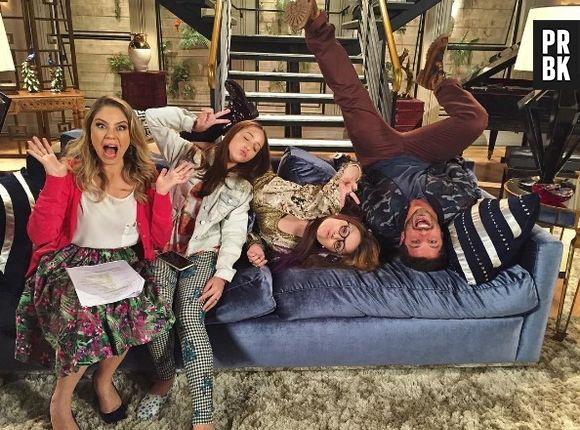 Quem disse que o elenco de "Cúmplices de Um Resgate" não tem tempo para fazer uma bagunça?