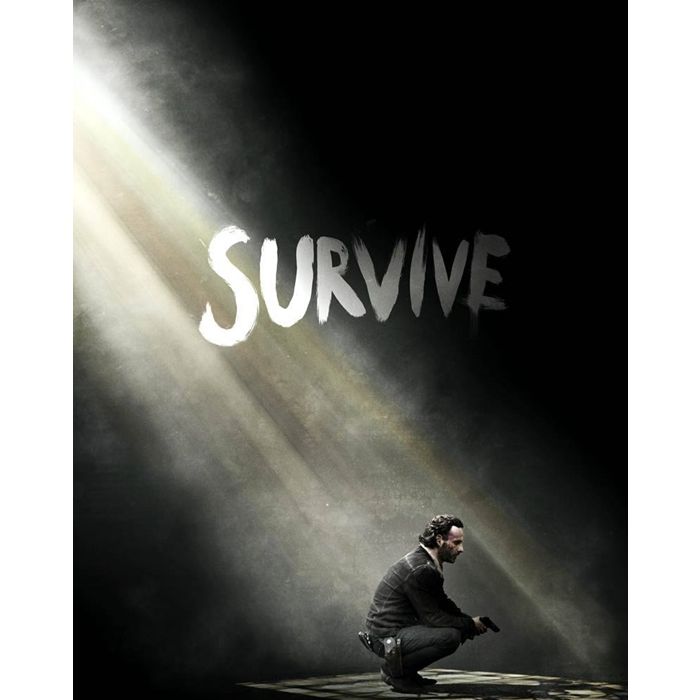  Novo p&amp;ocirc;ster de &quot;The Walking Dead&quot;, na quinta temporada, Rick (Andrew Linconl) ser&amp;aacute; um dos sobreviventes! 