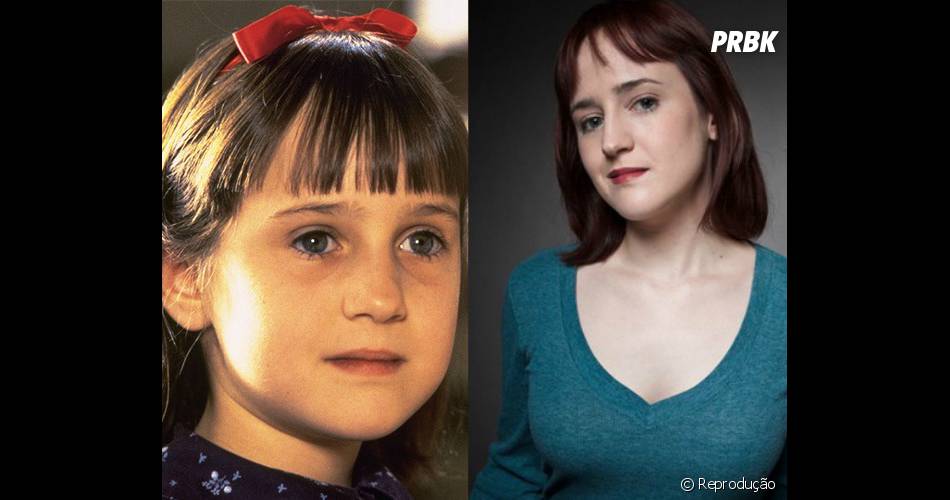 A ariz Mara Wilson tinha 9 anos quando fez o filme Matilda ...