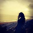 A &uacute;ltima foto de Selena Gomez no Instagram foi essa, na qual ela aparece na sombra do horizonte 