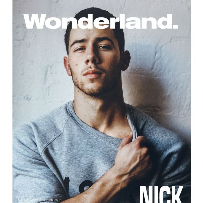 Nick Jonas é capa da nova edição da Wonderland!
