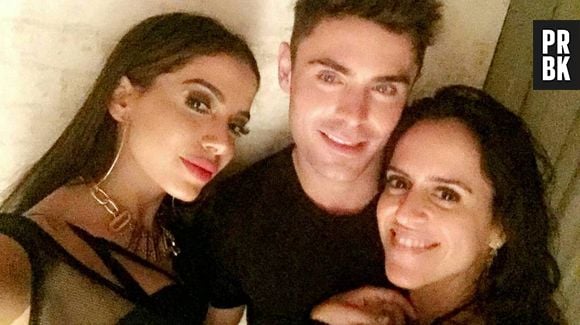 Anitta e Zac Efron apareceram juntos no Snapchat