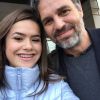 Maisa Silva encontrou Mark Ruffalo em Nova York, nos Estados Unidos