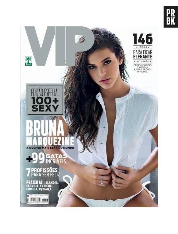 A revista VIP elegeu Bruna Marquezine como a mulher mais sexy do mundo em 2014