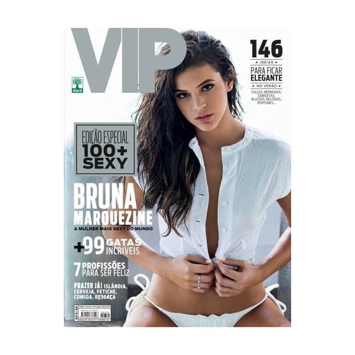 A revista VIP elegeu Bruna Marquezine como a mulher mais sexy do mundo em 2014