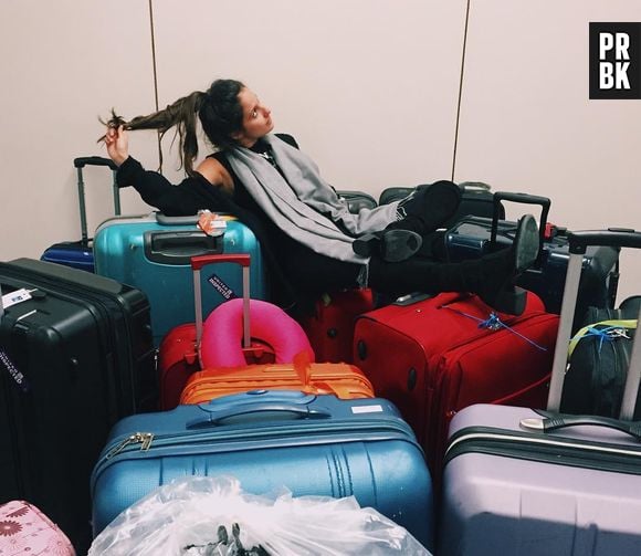 Novela "Malhação": quantas malas! Amanda de Godoi viajou para os Estados Unidos com Sérgio Malheiros, Juliano Laham e Laryssa Ayres