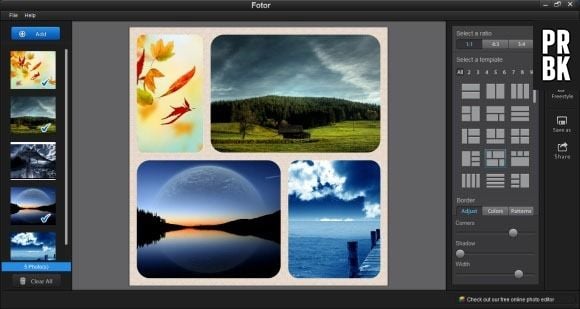 A versão em software para Windows de "Fotor" tem ferramentas super completas para edição de fotos