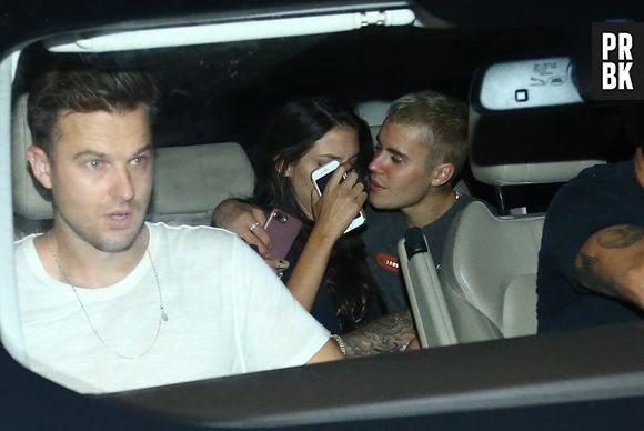 Justin Bieber estava no maior clima de romance com a brasileira Luciana Chamone após o show da "Purpose World Tour"