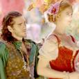 Em "Meu Pedacinho de Chão", Viramundo (Gabriel Sater) é apaixonado por Milita (Cintia Dicker)