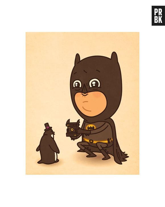 Batman com novo hobby na versão do ilustrador Mike Mitchell