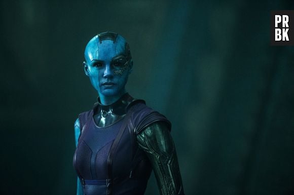 Karen Gillan como Nebula, vilã de "Guardiões da Galáxia"