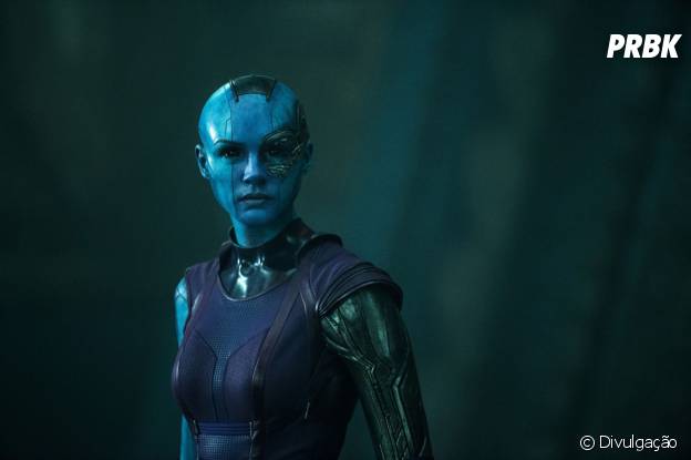 Karen Gillan como Nebula, vilã de "Guardiões da Galáxia"