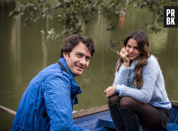 Luiza (Bruna Marquezine) e Laerte (Gabriel Braga Nunes) viverão momentos tensos na reta final de "Em Família"