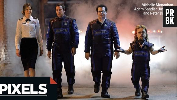 Adam Sandler, Michelle Monaghan, Josh Gad e Peter Dinklage estrelam a comédia de ação "Pixel"