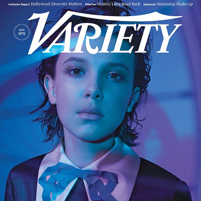 Sucesso como Eleven de &quot;Stranger Things&quot;, Millie Bobby Brown é capa da nova edição da revista Variety