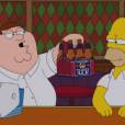  Peter Griffin apresenta para Homer Simpson a cerveja favorita 