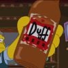  
Homer Simpson acusa a cerveja Pawtucket de ser uma cópia descarada de Duff