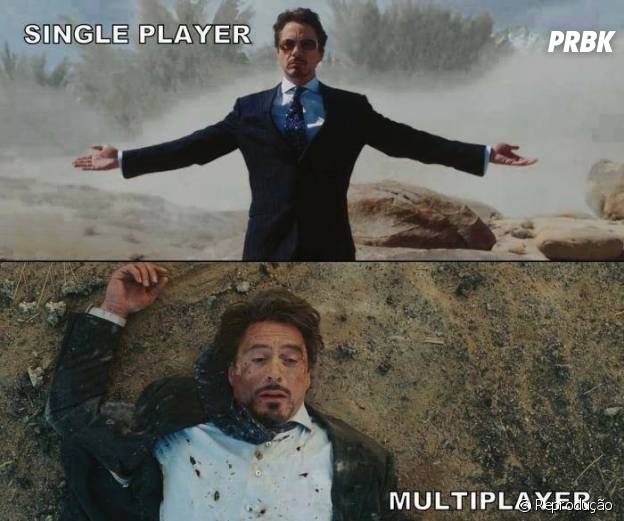 Os jogos single-player são mais casuais ao contrário de multi-player que exige muita dedicação