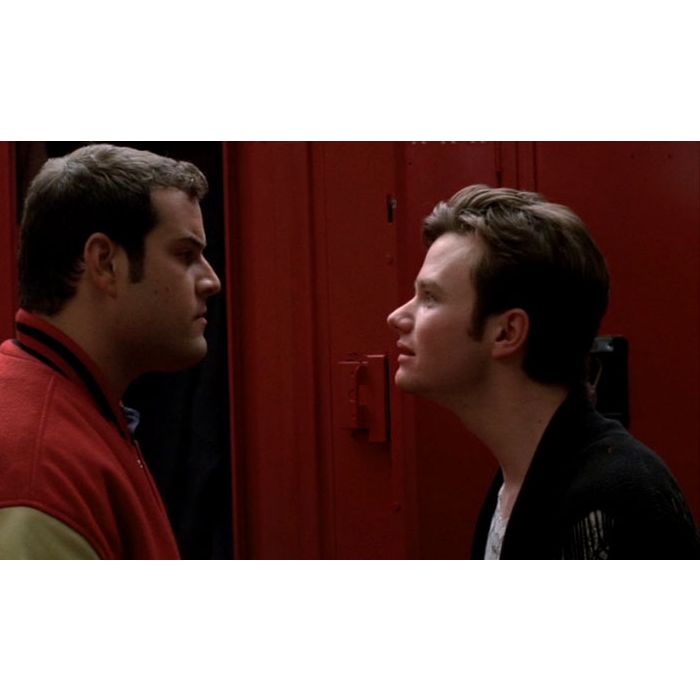  Em &quot;Glee&quot;, Karofsky (Max Adler) fazia da vida de Kurt (Chris Colfer) no McKinley High praticamente imposs&amp;iacute;vel 