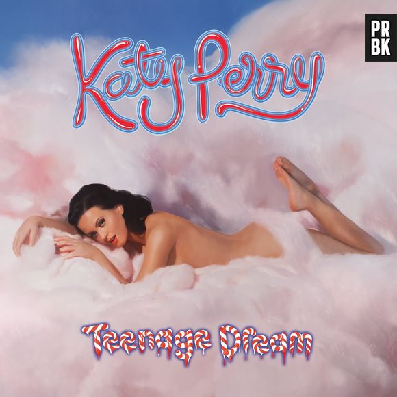 A capa de "Teenage Dream", de Katy Perry, mostra a artista seminua