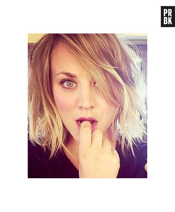 Kaley Cuoco brincou com a polêmica de fotos vazadas na internet