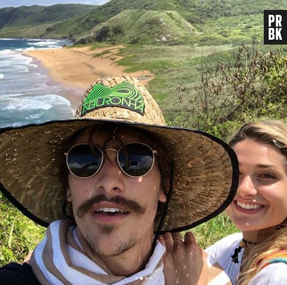 Bruno Montaleone e Sasha curtiram o fim de semana em Fernando de Noronha!