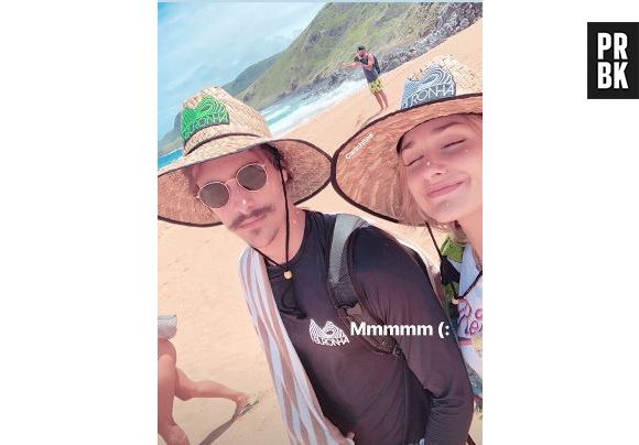 Bruno Montaleone e Sasha curtiram o fim de semana em Fernando de Noronha!