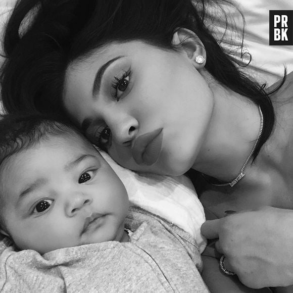 Stormi, filha de Kylie Jenner, nasceu no início do ano e tem apenas nove meses de idade