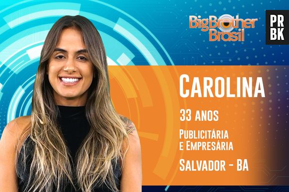 Do "BBB19": conheça Carolina, de 33 anos