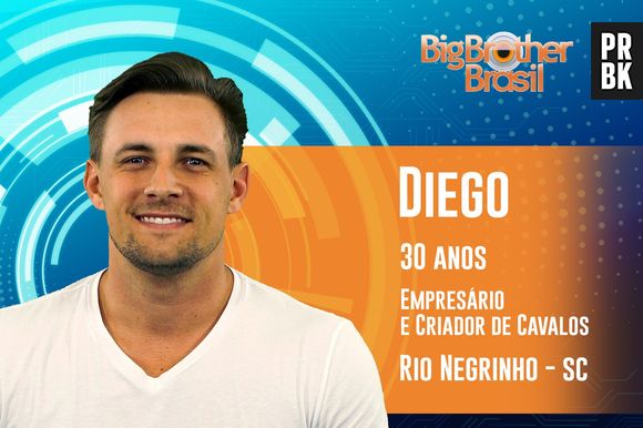 Do "BBB19", conheça Diego, de 30 anos