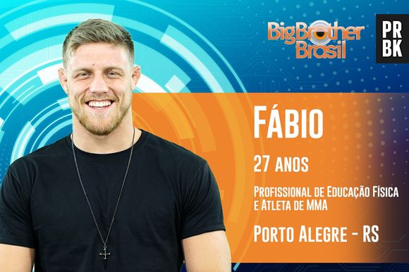 Do "BBB19", conheça Fábio, com 27 anos