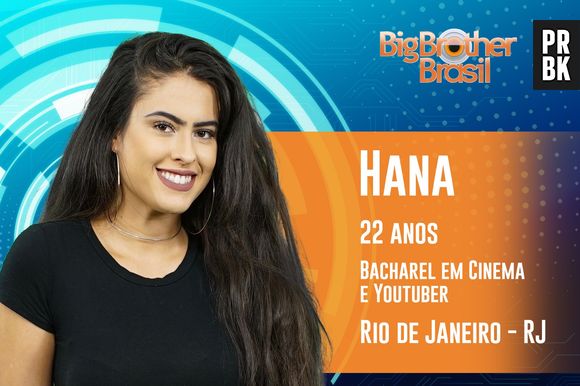 Do "BBB19": conheça Hana, a carioca de 22 anos