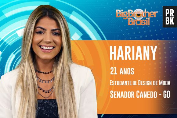 Do "BBB19", conheça Hariany, a goiana de 21 anos