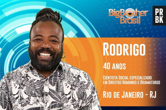 Do "BBB19", conheça Rodrigo, o carioca de 40 anos