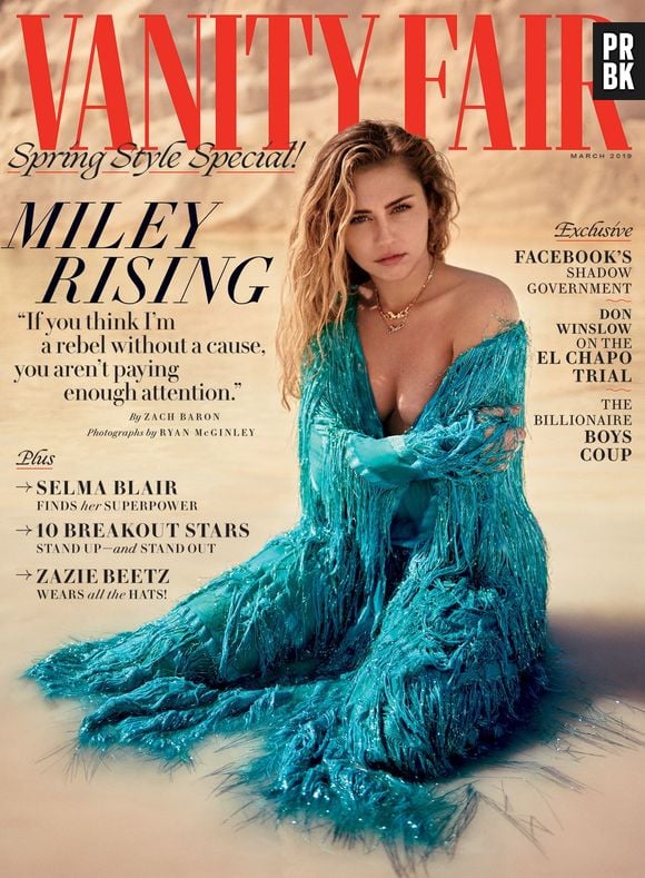 Miley Cyrus na Vanity Fair: cantora fala sobre casamento com Liam Hemsworth