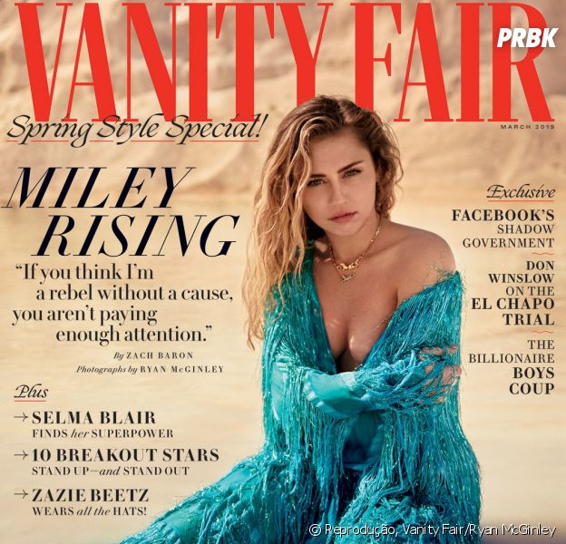 Miley Cyrus na Vanity Fair: cantora fala sobre casamento com Liam Hemsworth