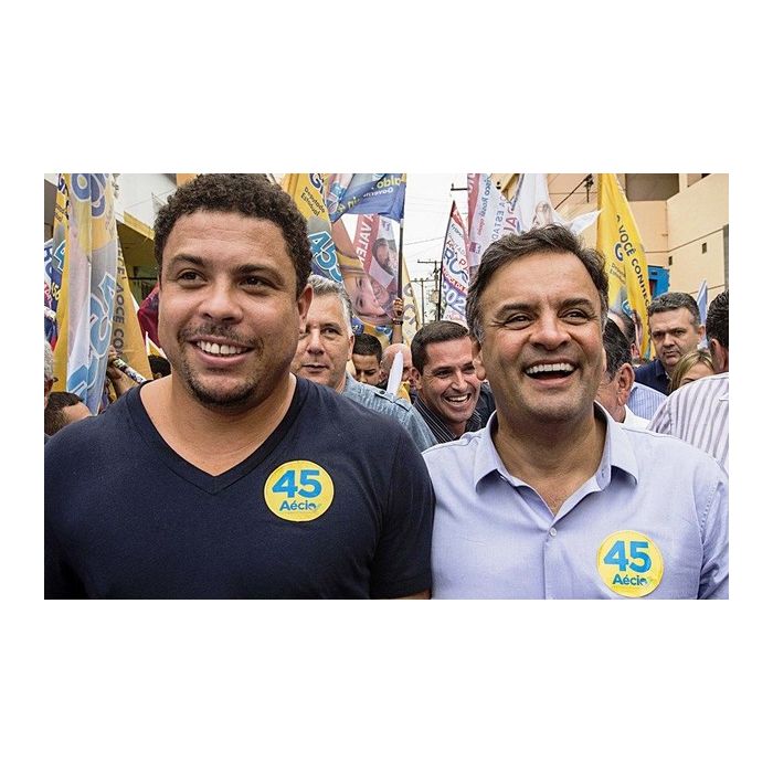  Ronaldo Fenômeno é eleitor e amigo íntimo do candidato do PSDB, Aécio Neves 