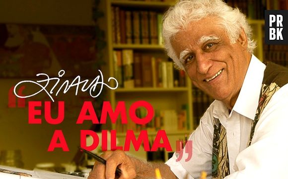 O cartunista Ziraldo apoia Dilma Rousseff no segundo turno das eleições para presidente