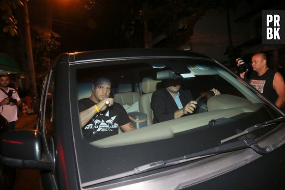 Os seguranças do cantor Justin Bieber tentaram ao máximo esconder o astro