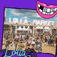 O Lollapalooza 2019 também tem a Lolla Store, loja oficial do evento, e o Lolla Market, que tem várias lojinhas de tudo quanto é produto