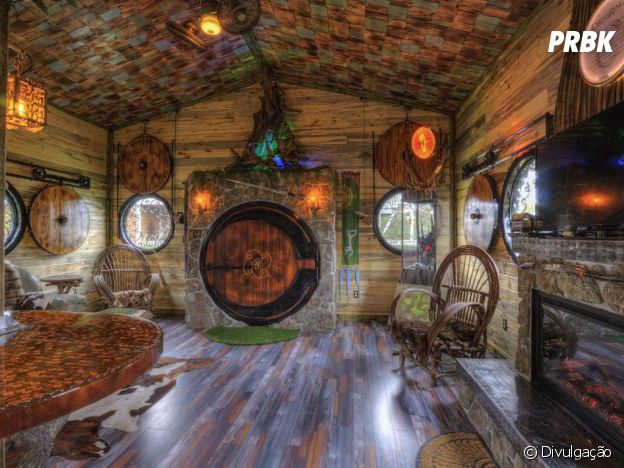 Impossível não se sentir como Bilbo, de "O Hobbit", nessa casa